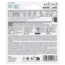 tesa Powerstrips CLICK Multi, 6 Paar M + 8 Paar L, weiß
