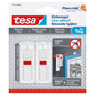 tesa Verstellbarer Klebenagel für Tapeten und Putz blau, bis 1 kg