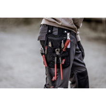 Geantă de scule NITRAS, negru Poliester: 65%; Bumbac: 33%; Elastan: 2% | Pachet (1 bucata)