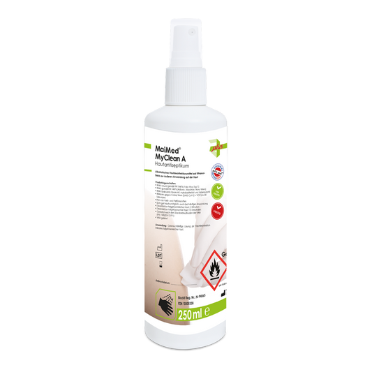 MaiMed MyClean Un antiseptic pentru piele cu cap de pulverizare, incolor, 250 ml/sticlă. | Flacon (250 ml)