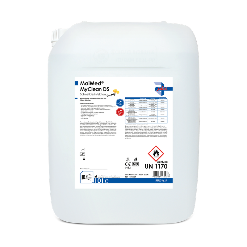 MaiMed MyClean DS - dezinfecție rapidă | Canister (10 l)