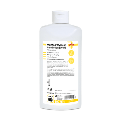 MaiMed MyClean loțiune de mâini (O/W) cremă de îngrijire (pe bază de ulei-apă)