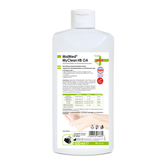 MaiMed MyClean HB OA biocid pentru dezinfecție a mâinilor, fără alcool, 500 ml/sticlă, 1 bucată | Flacon (500 ml)
