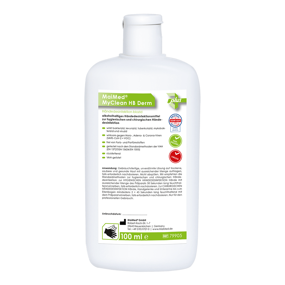 MaiMed MyClean HB Derm Dezinfectarea mâinilor