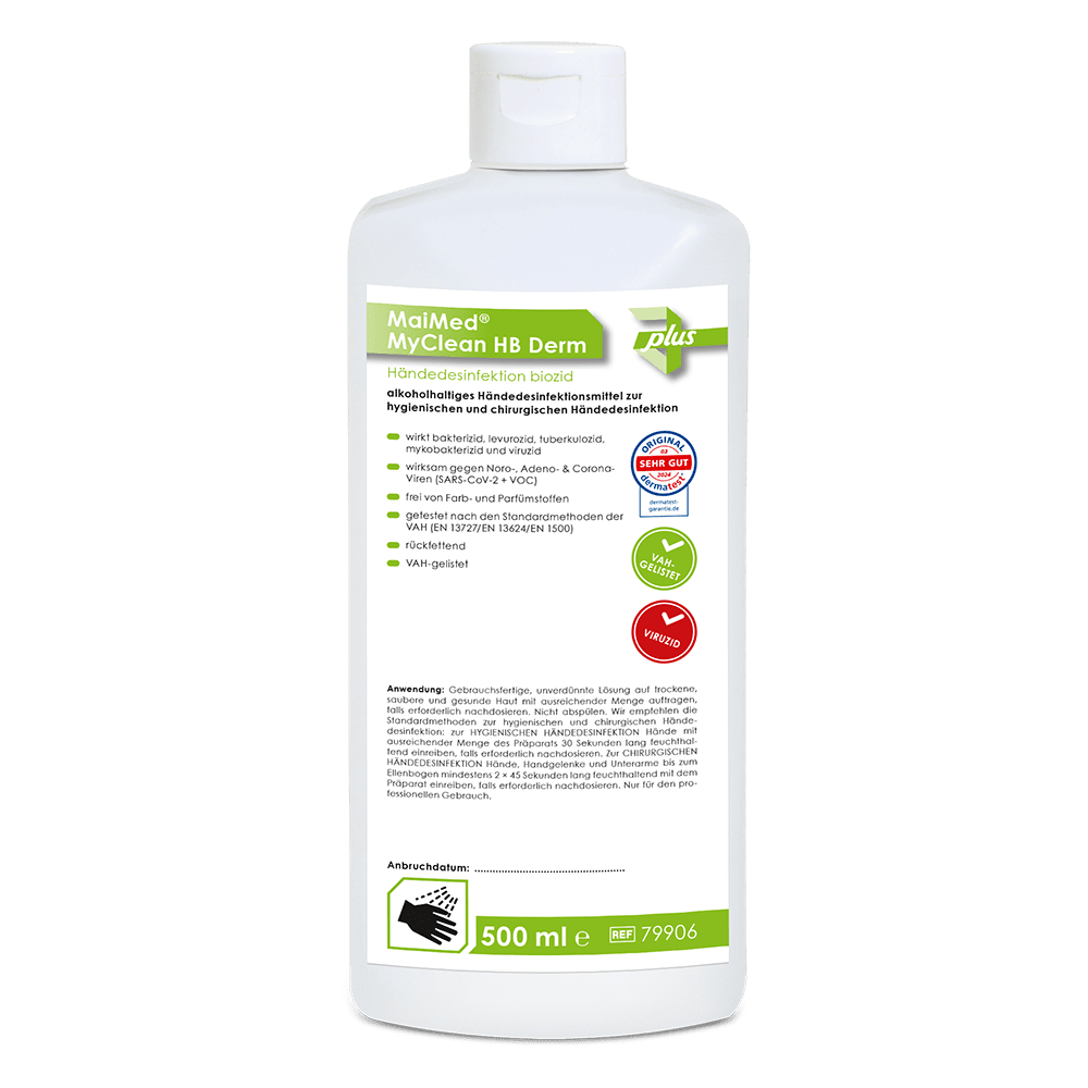 MaiMed MyClean HB Derm Dezinfectarea mâinilor