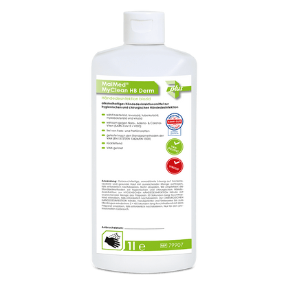 MaiMed MyClean HB Derm Dezinfectarea mâinilor