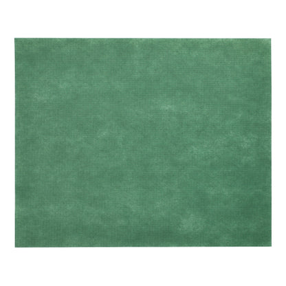 Seturile de masă Starpak 100, asemănătoare cu material textil, Vlies "soft selection" (30x40 cm) impresionează prin designul său verde, discret melanj, ideal pentru decorațiuni de masă elegante sau seturi de masă stilate. Aici ilustrate pe un fundal alb. Marca: Starpak.