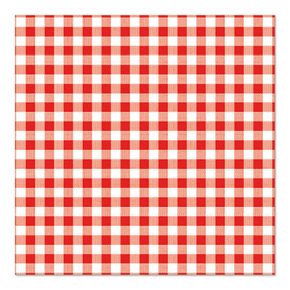 PAPSTAR 30 de șervețele, cu 3 straturi (33x33 cm), de la PAPSTAR GmbH, au un design în carouri roșu-alb în stil picnic clasic și oferă accente stilate și utilizare practică pentru orice ocazie.