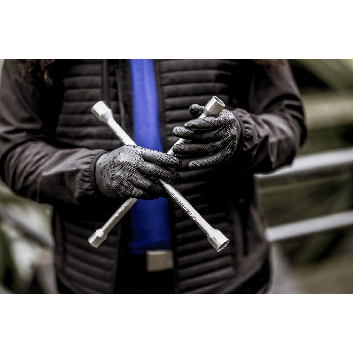 NITRAS TOUGH GRIP LIGHT, mănuși de unică folosință din nitril, negre
