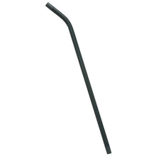 Tija de aspirare 1 x îndoită de Diversey Deutschland GmbH & Co. OHG este o tijă de aspirare neagră, reutilizabilă, cu o ușoară îndoire la capătul superior - aspirare precisă și curățare ușoară pe un fundal alb.