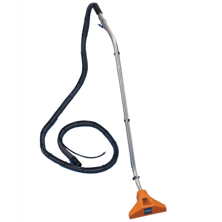 Setul de accesorii aquamat 10.1 de la Diversey Deutschland GmbH & Co. OHG conține un furtun de pulverizare de 3,5 m lungime, un tub cromat în 3 piese și o duză rigidă - ideal pentru curățarea profesională a covoarelor și tapițeriei. Pachetul conține un set pentru performanță optimă.