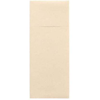 Tăvițele pentru tacâmuri Starpak 480, Airlaid 40 cm x 33 cm cu pliuri pentru tacâmuri, sunt plicuri simple, bej deschis, dreptunghiulare, cu clapă în partea de sus, ideale pentru prezentarea igienică a tacâmurilor. Marcă: Starpak.