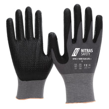 NITRAS SKIN FLEX LITE+, mănuși de asamblare, gri/negru