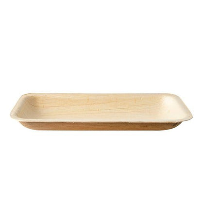 Cele PAPSTAR 25 tăvi, frunză de palmier „pure” dreptunghiulară de la PAPSTAR GmbH sunt tăvi de unică folosință dreptunghiulare, ecologice, din frunză de palmier naturală – biodegradabile și ecologice – perfecte pentru servirea sustenabilă.