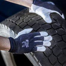 NITRAS TROPIC, manusi de mecanic, gri/albastru inchis