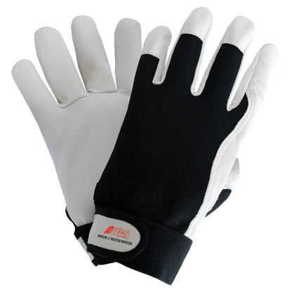 NITRAS DEXTER WINTER, manusi mecanic, gri/negru