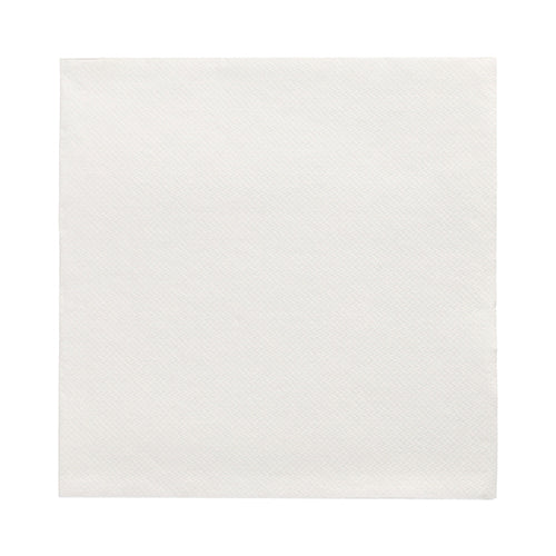Eine PAPSTAR 20 Servietten „DAILY Collection“ 1/4-Falz (32x32 cm) der PAPSTAR GmbH ist flach auf weißem Untergrund abgebildet. Die weiße, quadratische Serviette besticht durch ihre dezente Struktur – ideal für eine stilvolle Tischdekoration.
