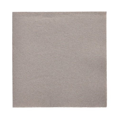 Cele 50 de șervețele „DAILY Collection“ 1/4-pliu (32x32 cm) de la PAPSTAR GmbH în gri deschis sunt prezentate pe un fundal alb și evidențiază structura lor netedă și marginile curate, drepte.