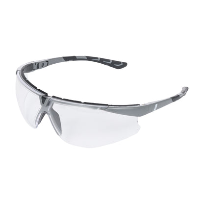 NITRAS VISION PROTECT PREMIUM, ochelari pentru tampla, transparenti / gri, plastic ISO 16321-1 | Pachet (12 bucăți)