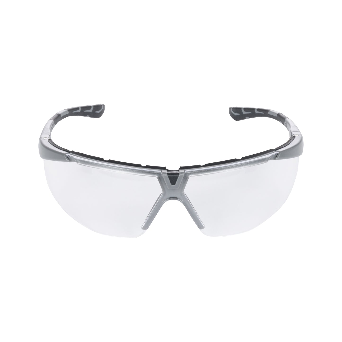 NITRAS VISION PROTECT PREMIUM, ochelari pentru tampla, transparenti / gri, plastic ISO 16321-1 | Pachet (12 bucăți)