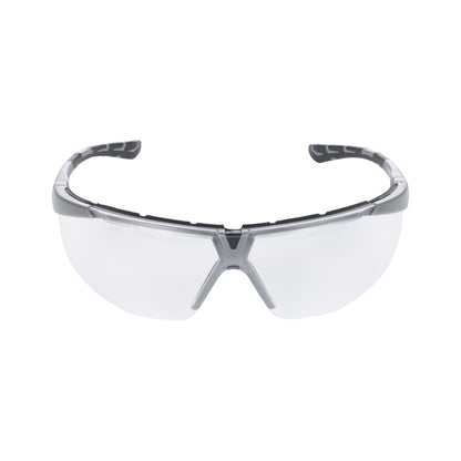NITRAS VISION PROTECT PREMIUM, ochelari pentru tampla, transparenti / gri, plastic ISO 16321-1 | Pachet (12 bucăți)