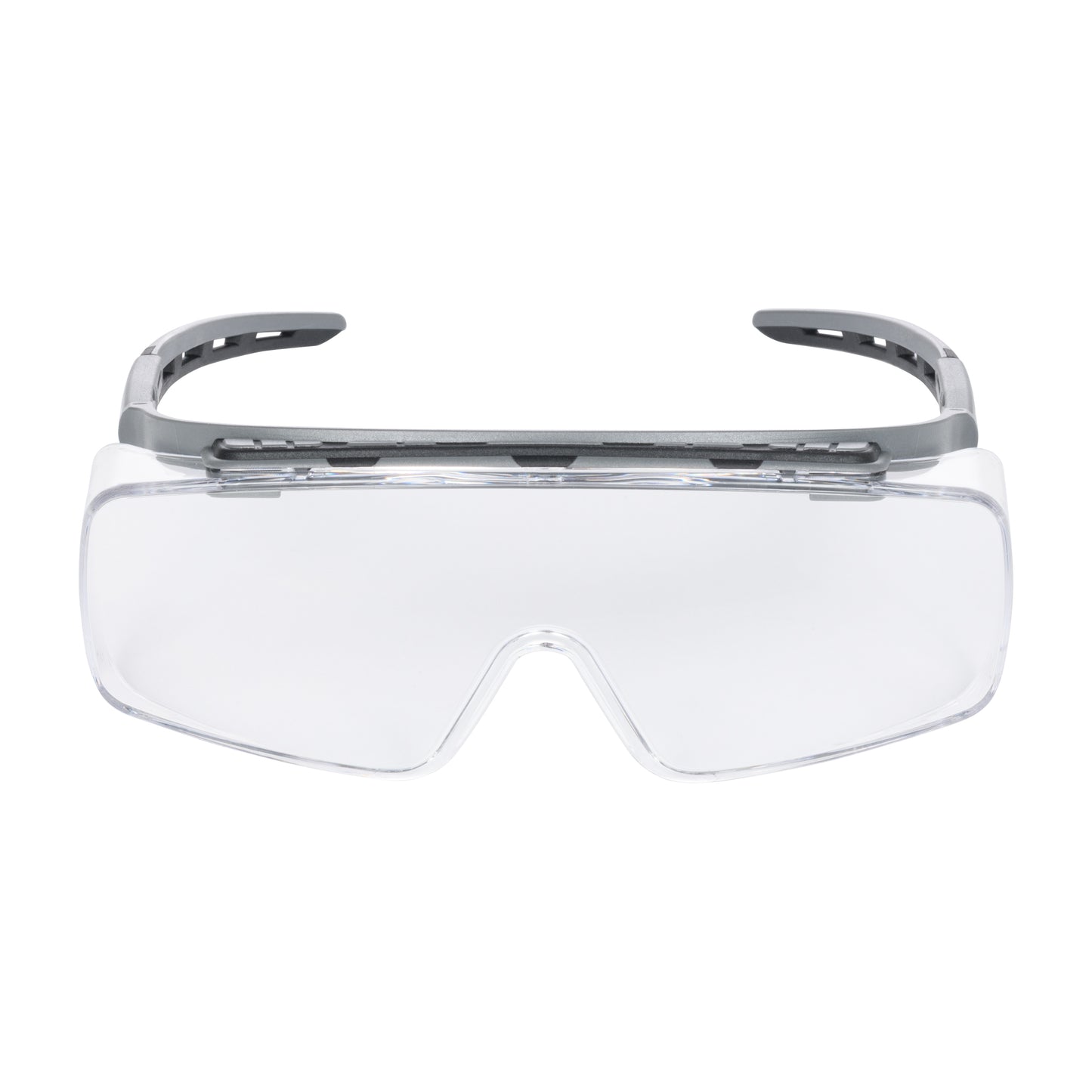 NITRAS VISION PROTECT PREMIUM, ochelari pentru tampla, transparenti / gri, plastic ISO 16321-1 | Pachet (10 bucăți)