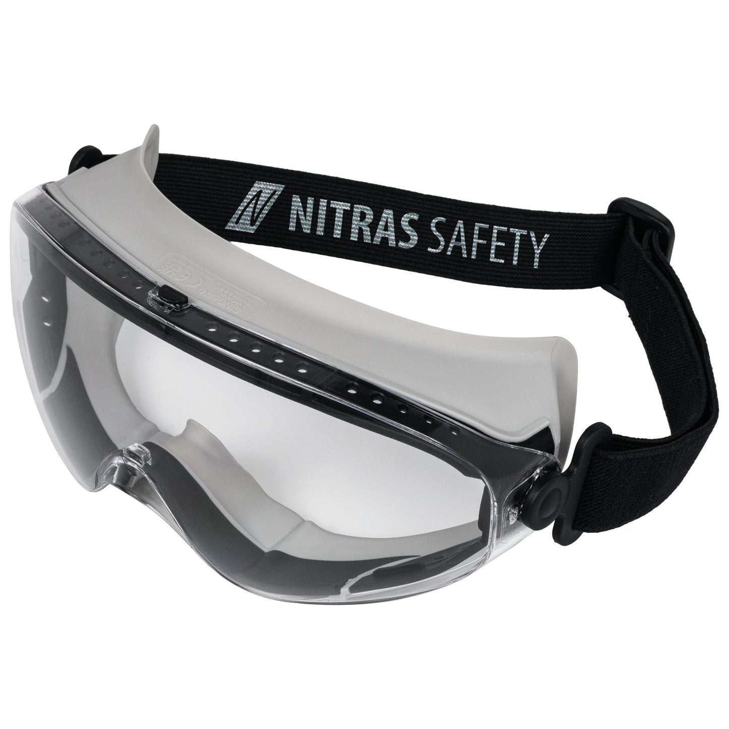 NITRAS VISION PROTECT, ochelari de protecție completă, PVC EN 166 | Pachet (12 bucăți)