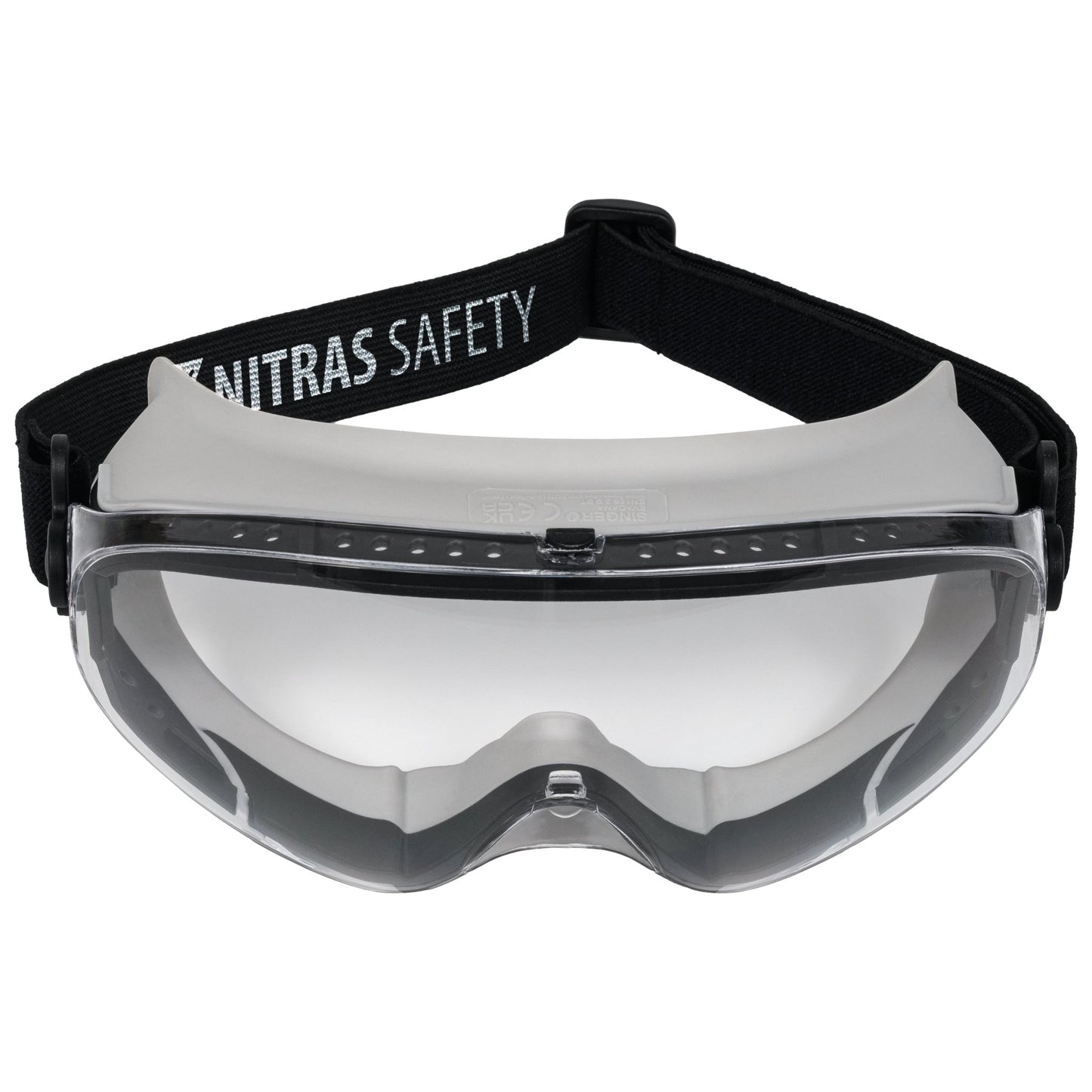 NITRAS VISION PROTECT, ochelari de protecție completă, PVC EN 166 | Pachet (12 bucăți)