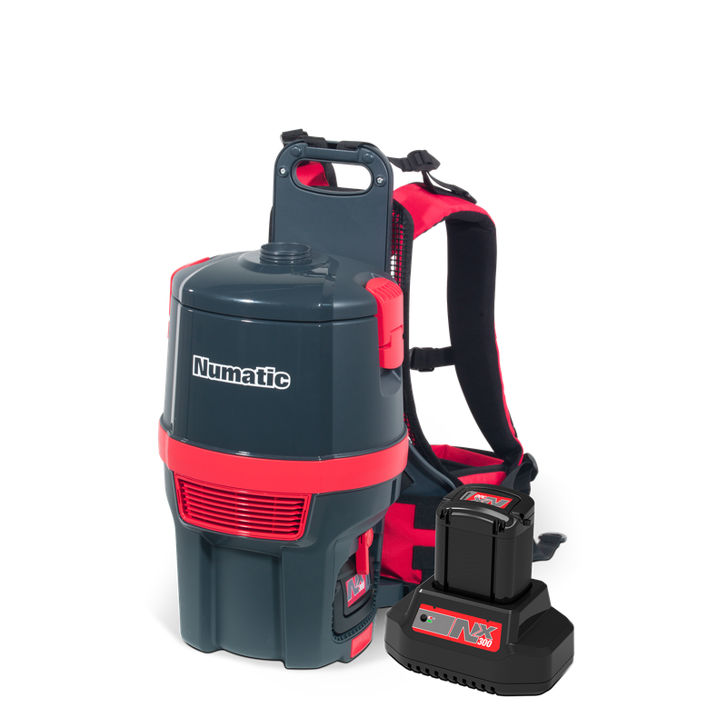 Aspirator rucsac cu baterie Numatic RSB150NX/1, grafit, set accesorii AA30E | Pachet (1 bucata)