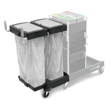 Set de extensie pentru deșeuri Numatic 240 litri pentru SM-4, vopsit cu pulbere, negru (Reflo) | Pachet (1 bucata)