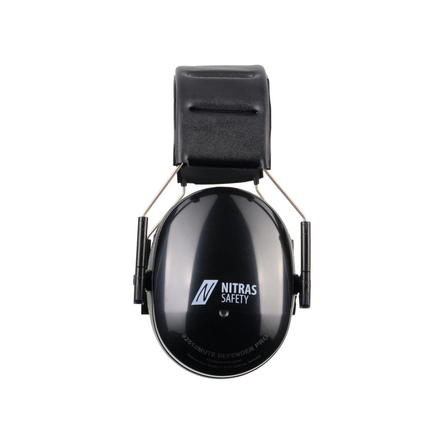 NITRAS MUTE DEFENDER PRO, căști pentru urechi, negru/verde, plastic EN 352-1 | Pachet (1 bucata)