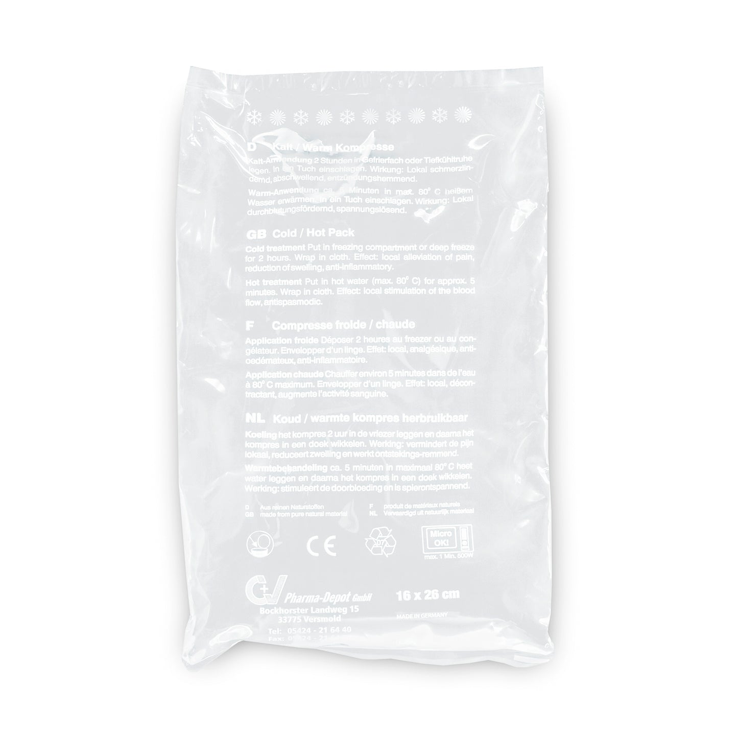 Compresa rece-calda | 1 compresă