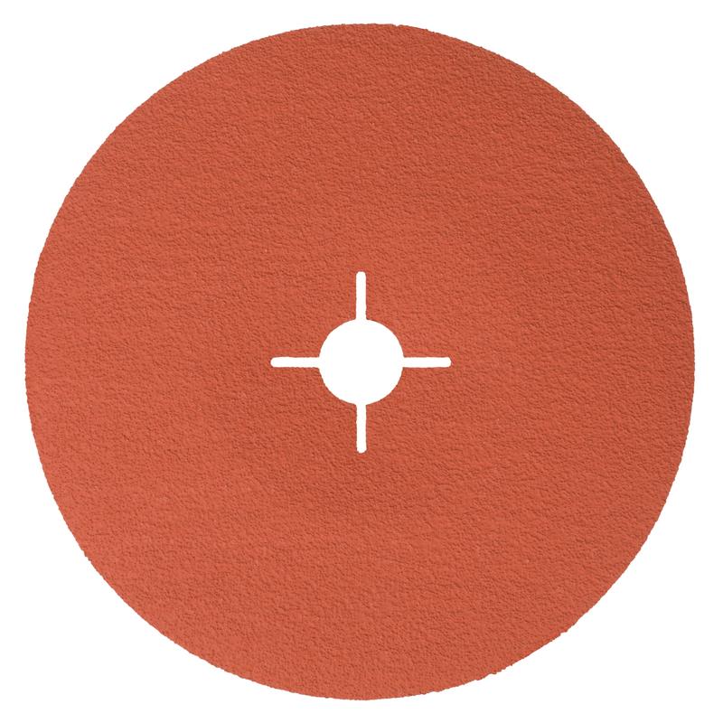 Disc cu fibre 3M™ Cubitron™ II 987C, 180 mm x 22 mm, 80+, cu fante | Pachet (25 bucăți)