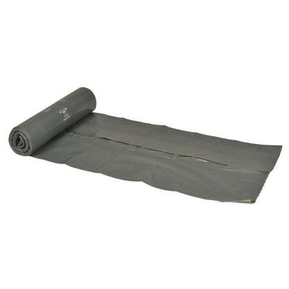 Un rol de saci de gunoi pentru Sækko Boy 40, 35 my LLDPE de la Abena Re-Seller GmbH este parțial derulat, cu un sac extins vizibil pe un fundal alb.