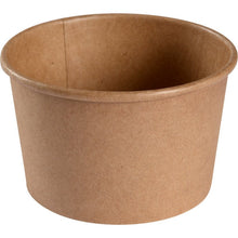 Un castron, 240 ml, ø 9,7 cm de la Abena Re-Seller GmbH este ilustrat în kraft maro/PE pe un fundal alb. Ceașca are o suprafață netedă și un margine rulată. Pachetul conține 50 de bucăți.