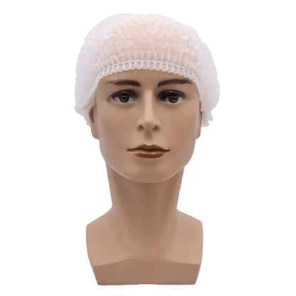 Pentru protecție igienică, un cap de manechin cu plasă AMPri MED-COMFORT Klipphaube 52 cm în alb oferă protecție.