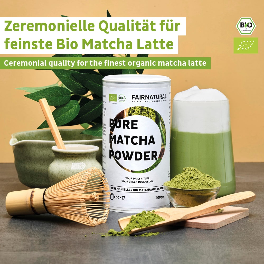 Pudră de matcha organică ceremonială din Japonia