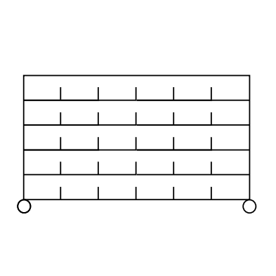 Un desen simplu al căruciorului de sortare Novocal (oțel de precizie, nichelat, cromat lucios, 4 stâlpi de colț) arată cinci rafturi cu secțiuni verticale și două cercuri mici la fiecare colț inferior. Ambalaj: 1 bucată.