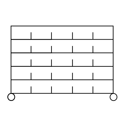Caruciorul de rafturi Novocal este un raft dreptunghiular cu patru etaje din oțel de precizie nichelat și cromat lucios, cu cinci separatoare verticale pe rând și cercuri în colțurile inferioare. Vine ca un pachet cu 4 stâlpi de colț.