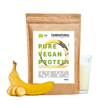 Pudră proteică vegană organică banană fără soia