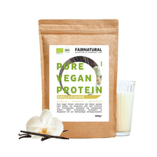 Pudră proteică vegană organică vanilie fără soia