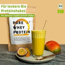 Proteină organică din zer pudră Mango