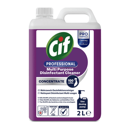 Dezinfectant multifuncțional concentrat profesional Cif | Canister (2 l)