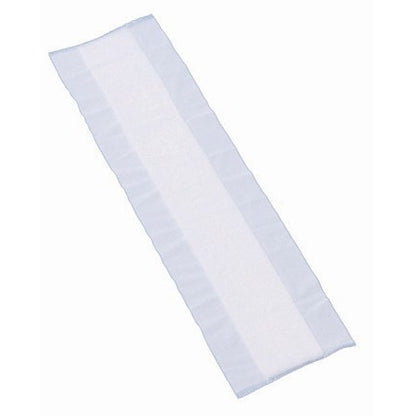 Cârpa de praf TASKI flortex V3 de la Diversey Deutschland GmbH & Co. OHG este un mop dreptunghiular alb cu margini albastru deschis din material de înaltă calitate - perfect pentru curățarea temeinică a suprafețelor.