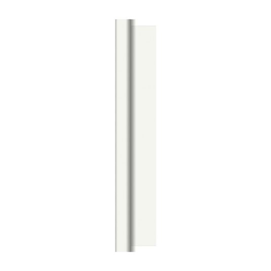 O tijă metalică verticală și subțire, prevăzută cu un mic picior rotund alb, este prezentată ca decor de masă de înaltă calitate pentru rolele de față de masă Duni Dunicel de 1,18 m x 40 m, produse de Duni GmbH. Aceasta este așezată central pe un fundal alb simplu, ceea ce îi pune în valoare designul minimalist și versatil.