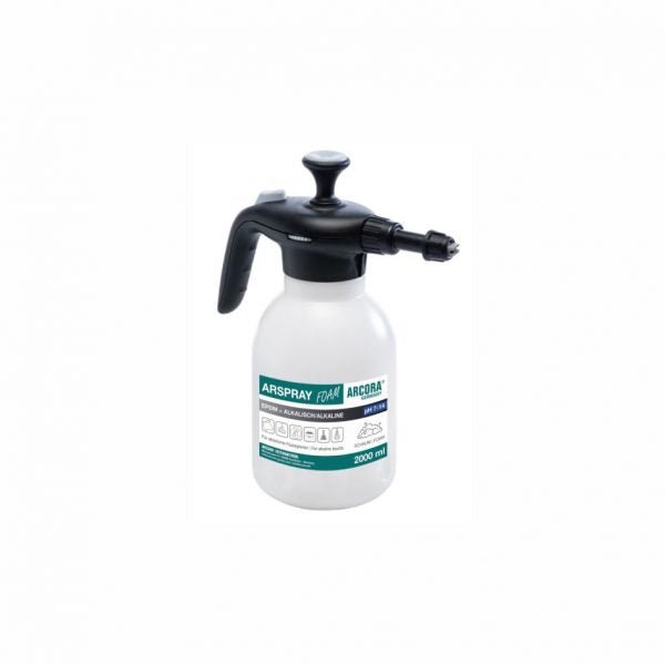 Arcora Arspray Tec-Two Foamer Sticluță de pulverizare 2000 ml Gri-Negru Epdm = Alcalin | Pachet (1 bucată) 