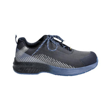 Pantofi de siguranță S1PS, pantofi de siguranță cu șireturi S1PS, negru-albastru