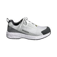 Pantofi de siguranță S1PS, pantofi de siguranță cu șireturi S1PS, alb/gri antracit