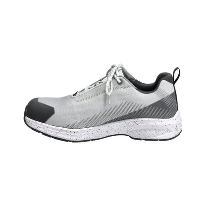 Pantofi de siguranță S1PS, pantofi de siguranță cu șireturi S1PS, alb/gri antracit