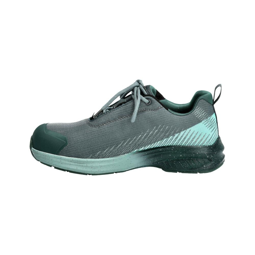 Pantofi de siguranță S1PS, pantofi de siguranță cu șireturi S1PS, verde pădure